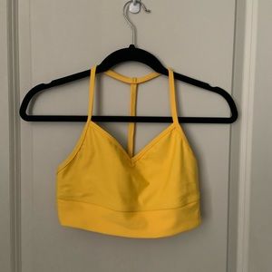 BRAND NEW fivedancewear yellow sports bra